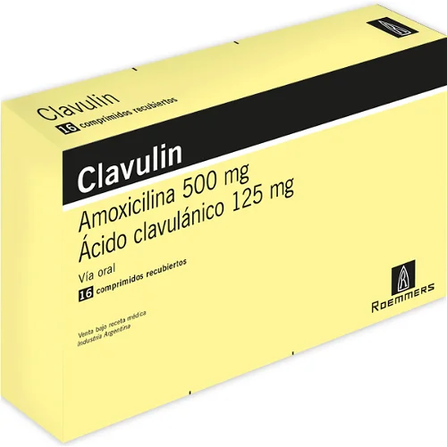 CLAVULIN AMOXICILINA 500 MG ACIDO CLAVULANICO 125 MG