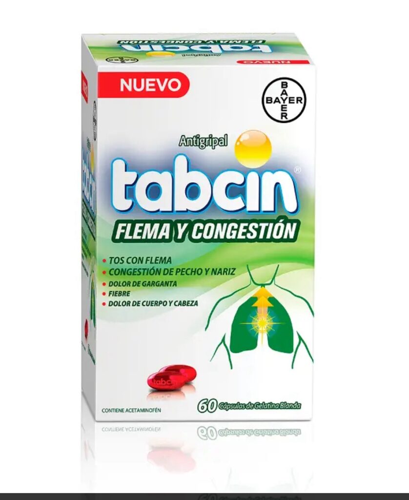 TABCIN EXTRA STRENGTH PHLEGM & CONGESTION( EXTRA FUERTE “ FLEMA ...