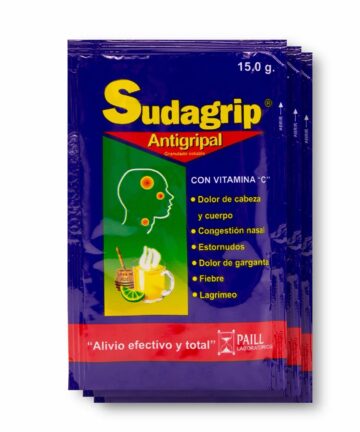 SUDAGRIP LEMON TEA ( COUGH & FLU) 25 SATCHETS
